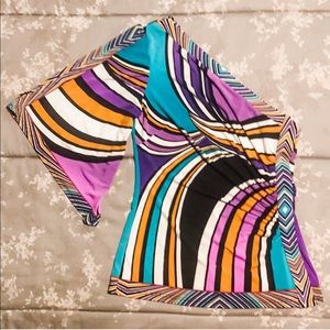 Cache one shoulder top. Size S.